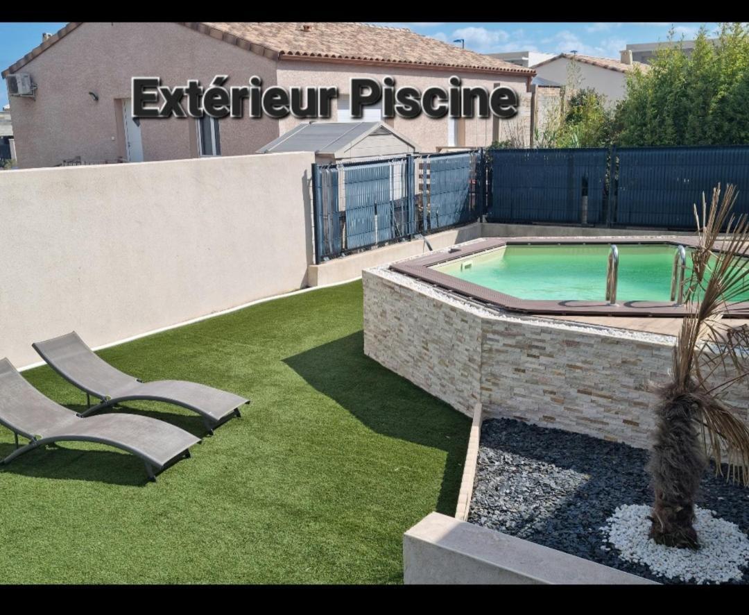 Maison 8 Couchages Clim, Plage A Pied, Petite Piscine 포르트라누벨 외부 사진