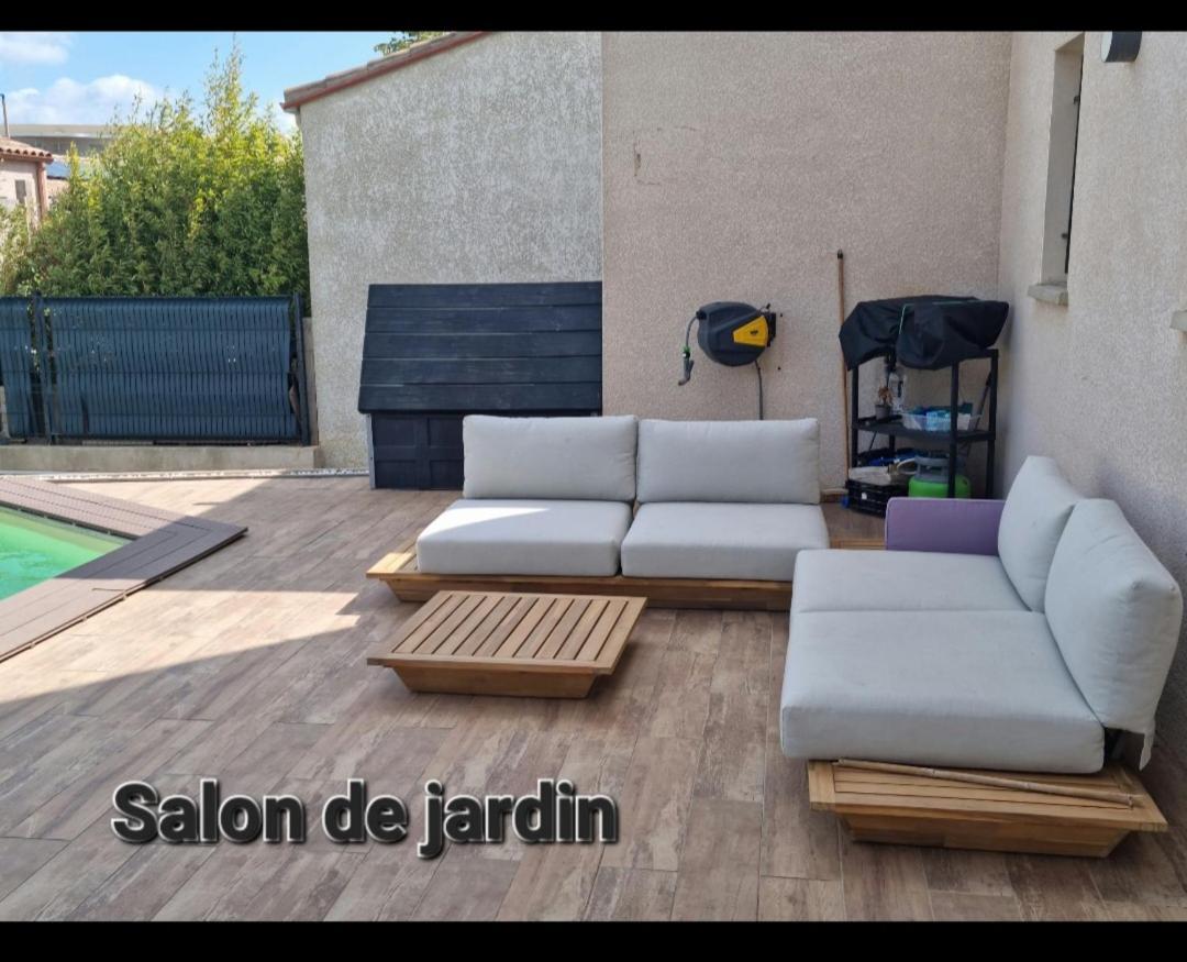 Maison 8 Couchages Clim, Plage A Pied, Petite Piscine 포르트라누벨 외부 사진